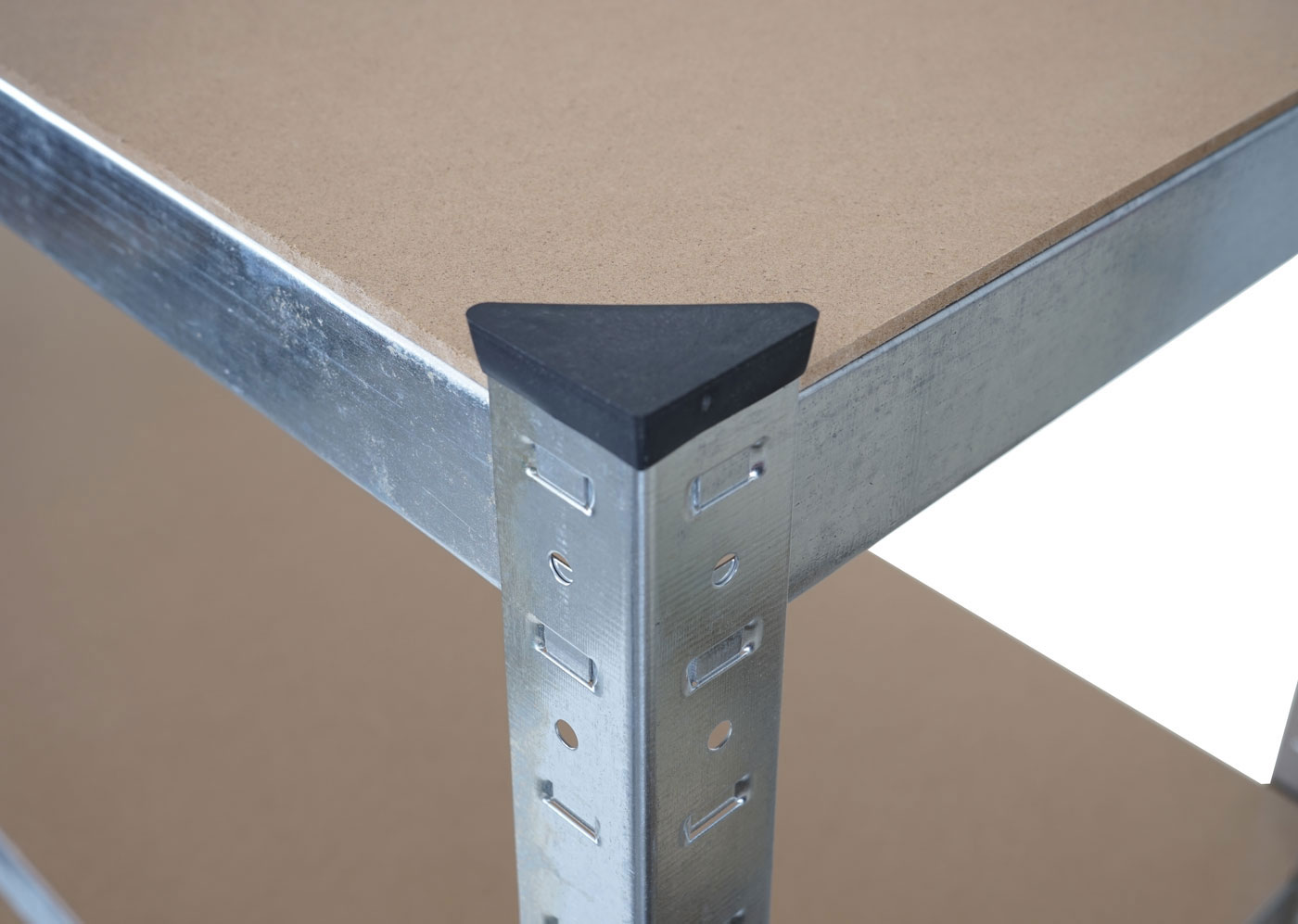 Schwerlastregal MCW-D67, Werkstattregal Steckregal, 160x80x40cm, Traglast bis 320kg MVG-zertifiziert ~ verzinkt