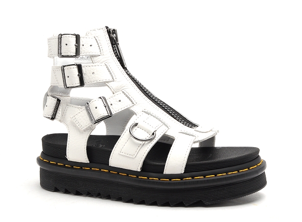 Dr martens nu pieds plats femme olson blanc