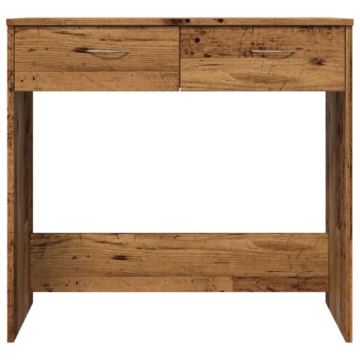 Bureau Élégant 80 cm - vieux bois - helloshop26