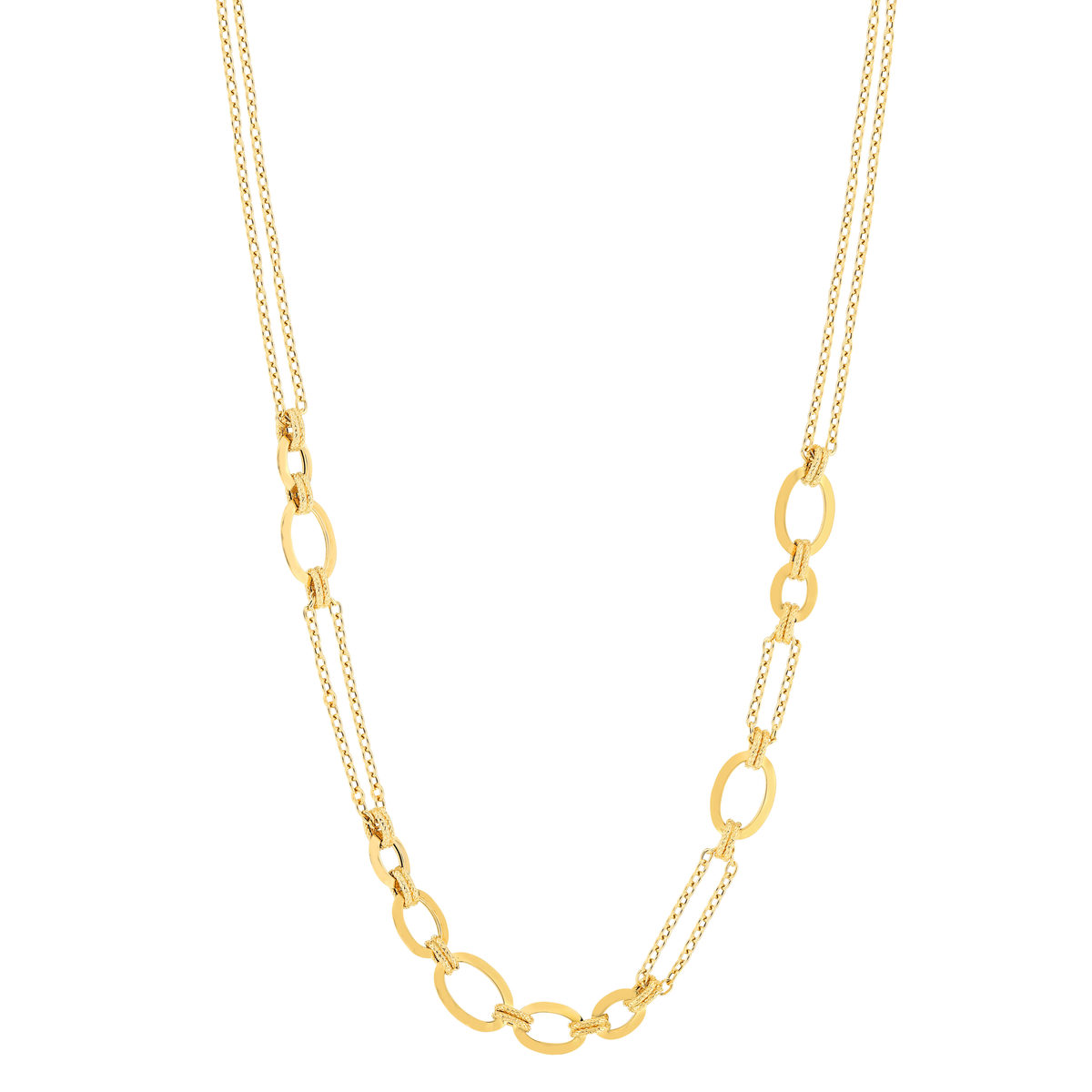 Collier or jaune 750
