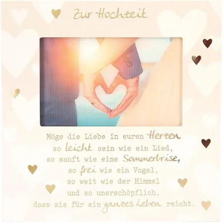 Depesche 3D Klappkarte mit Musik und Licht, Glückwunsch-Karte zur Hochzeit