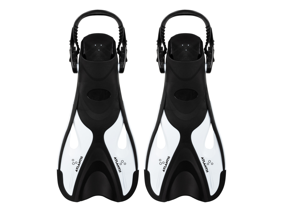 Atlantis Dolphin 42-45 Zwemvliezen - Black/White