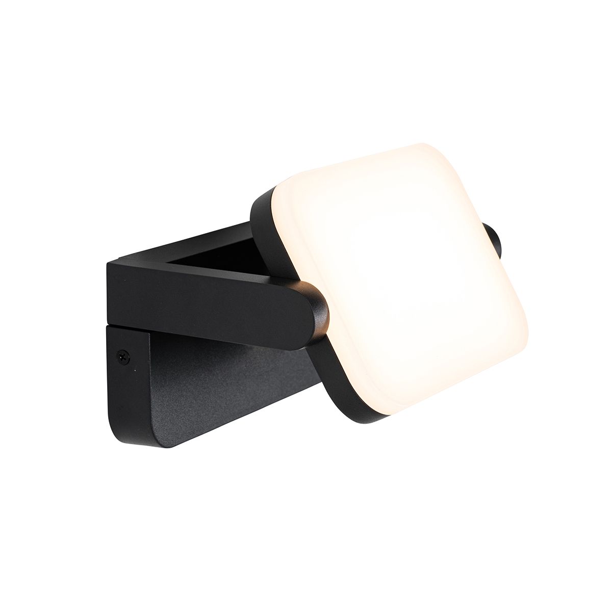 Buiten wandlamp zwart incl. LED verstelbaar - Kamile