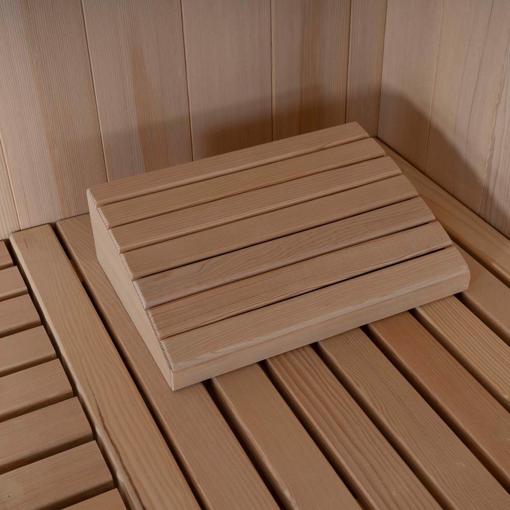 HOME DELUXE Traditionelle Sauna SKYLINE BIG - XL mit Kunststeinwand