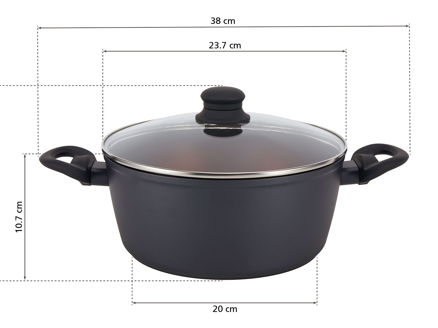 Pfannen-Set 8-teilig, aus hochwertigem Alu-Guss