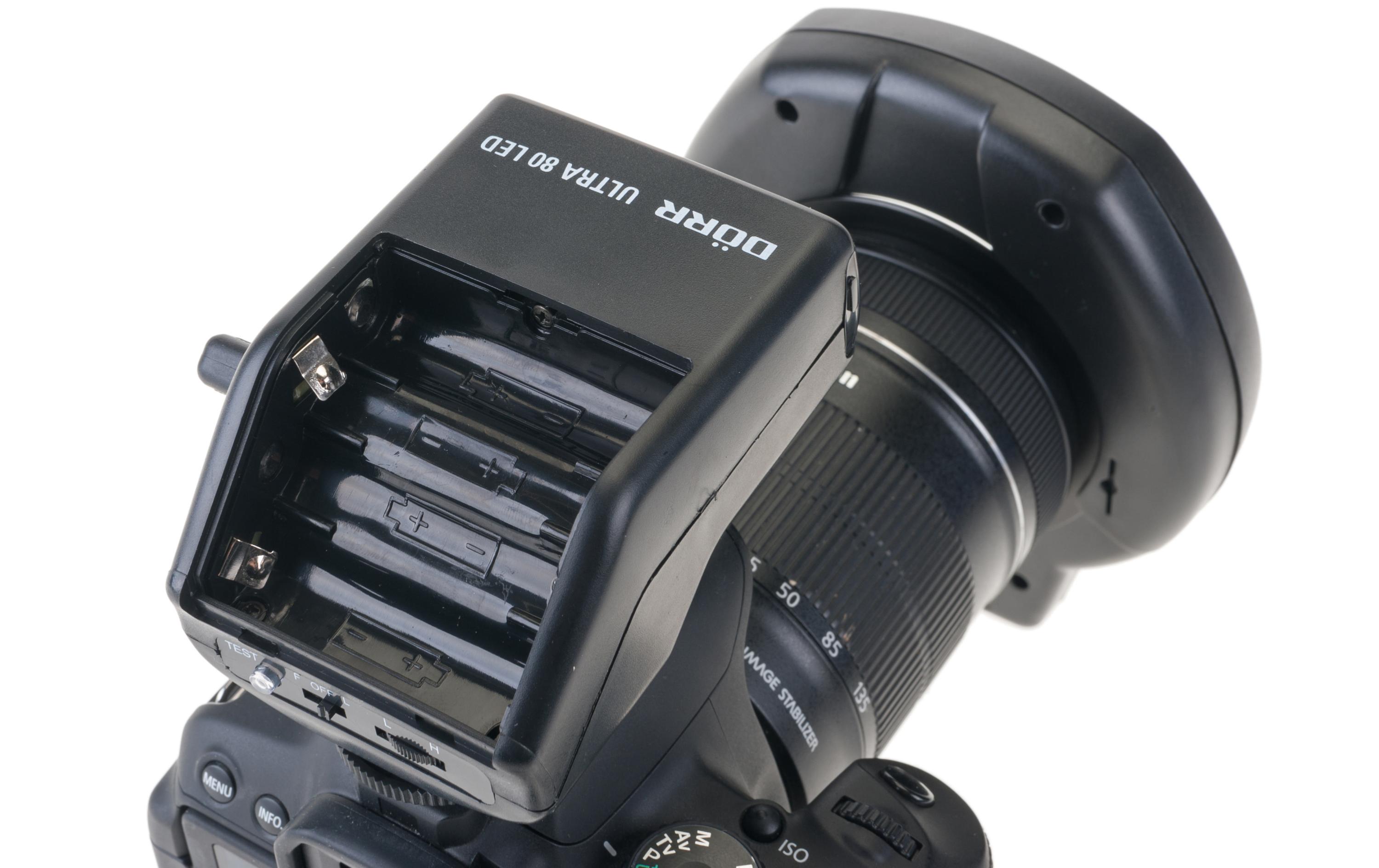 Blitzgerät LED Macro Ultra 80 Ringlicht<br>Makrofotografie mit 80 LEDs