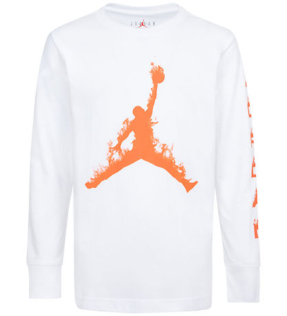Jordan Bluse - Weiß/Orange