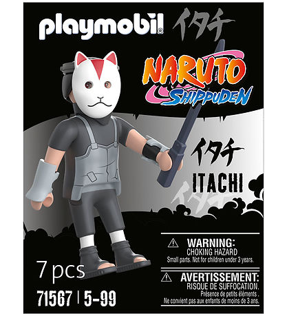 Playmobil Naruto - Itachi - 71567 - 7 Dele