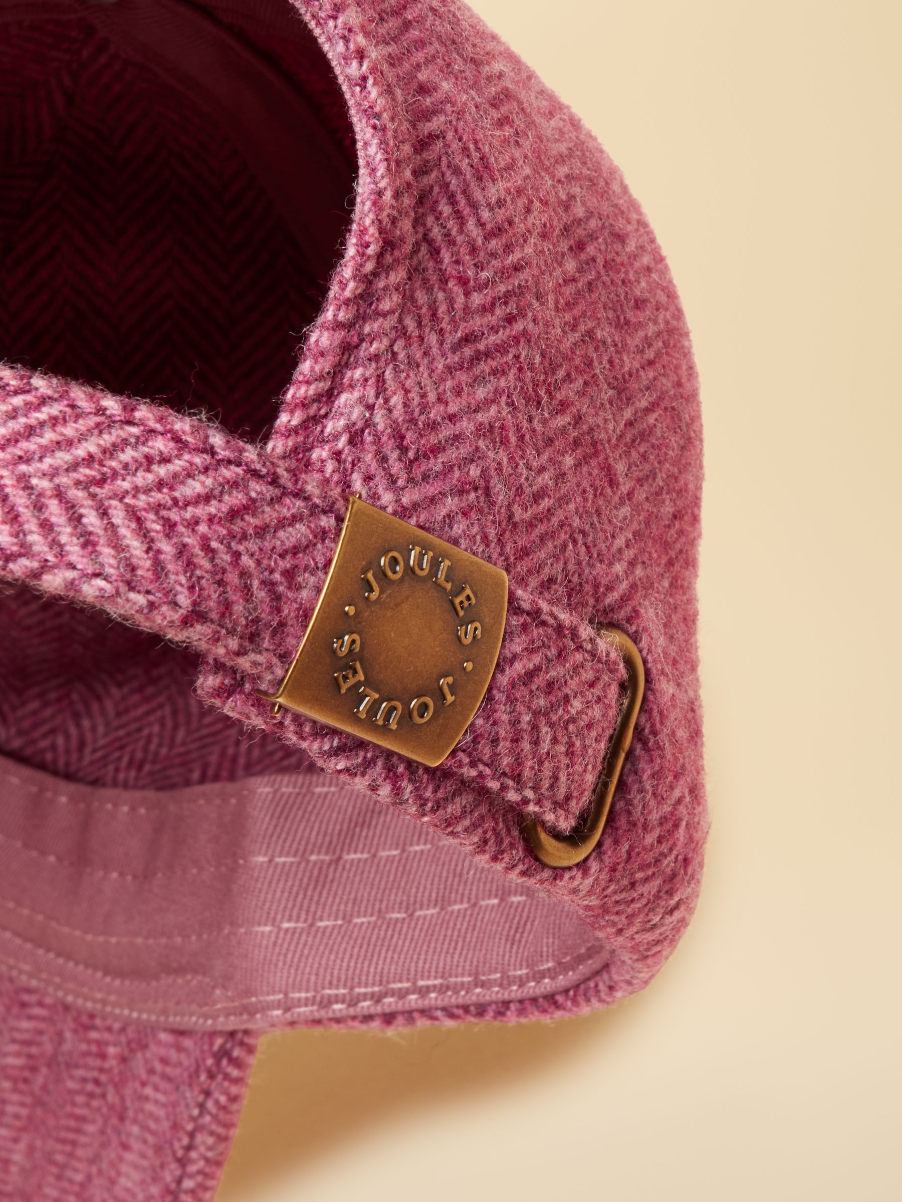 Paarsblauw - Joules Uniseks Perry Tweed Baseball Pet