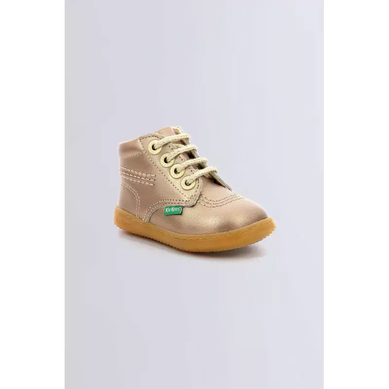 KICKBILLISTA CHAMPAGNE BOTTILLONS Cuir Fille