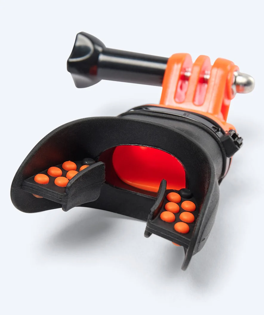Watery mundstykke til Go-Pro - Sort/orange
