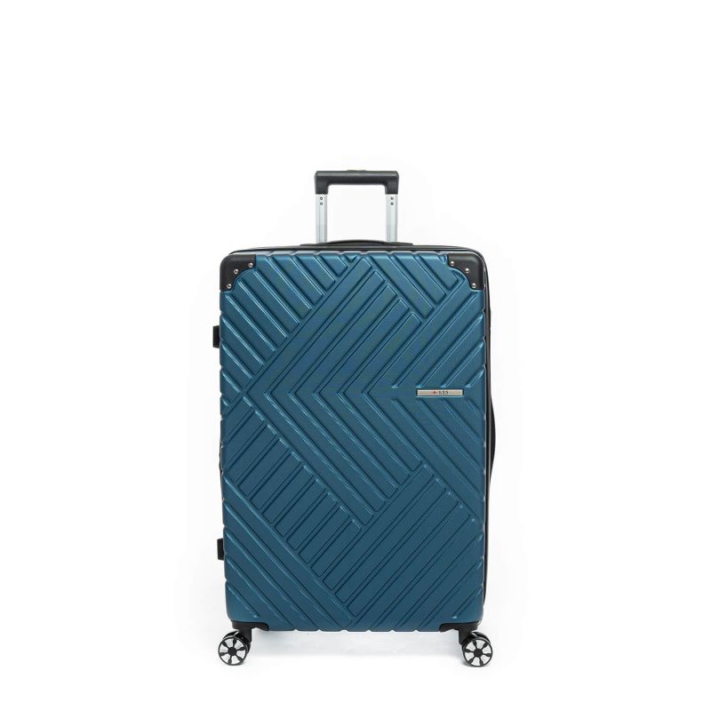Lot de 3 valises rigides 2123 56, 67 et 77 cm Bleu