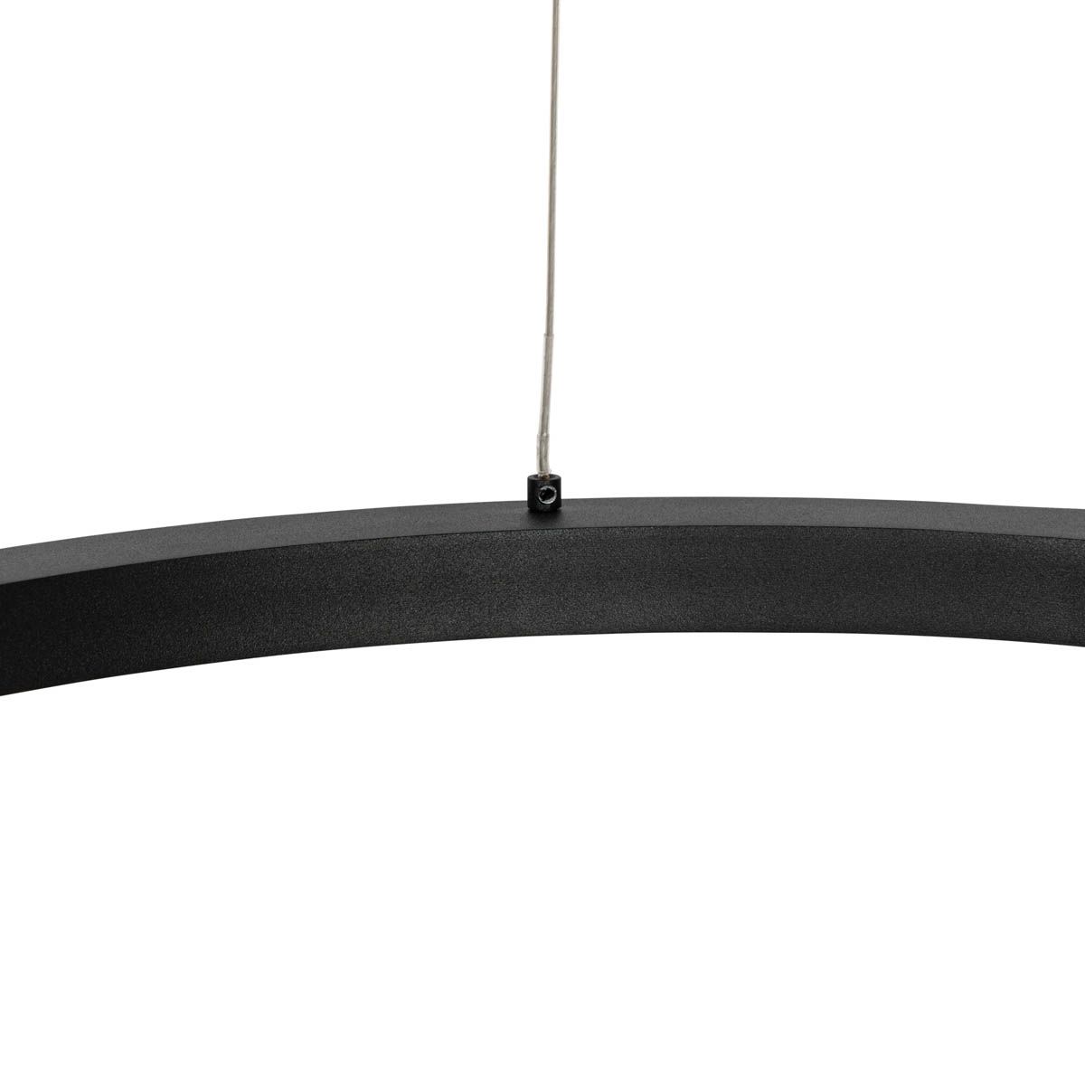 Smart hanglamp zwart 60 cm incl. LED en RGBW  - Girello