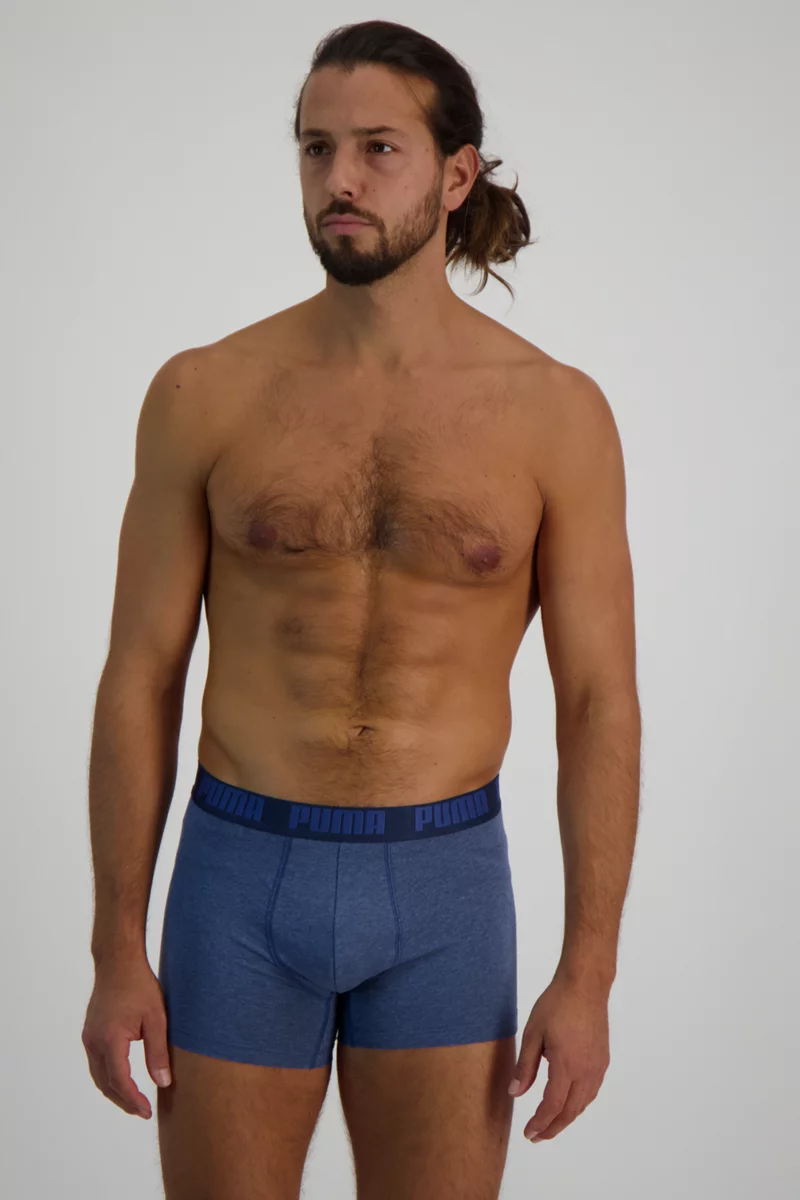 Puma 2-Pack Basic Herren Boxershort Bio-Cotton
