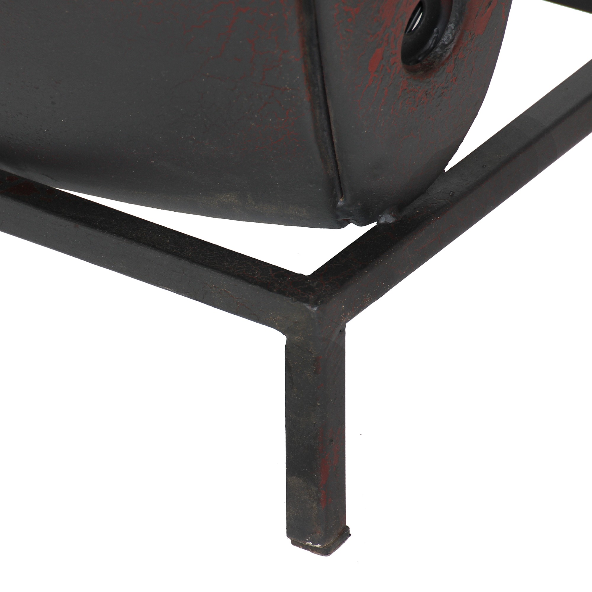 Traktor-Bar, schwarz, T 37 cm, B 87 cm, H 181 cm von fischer's lagerhaus