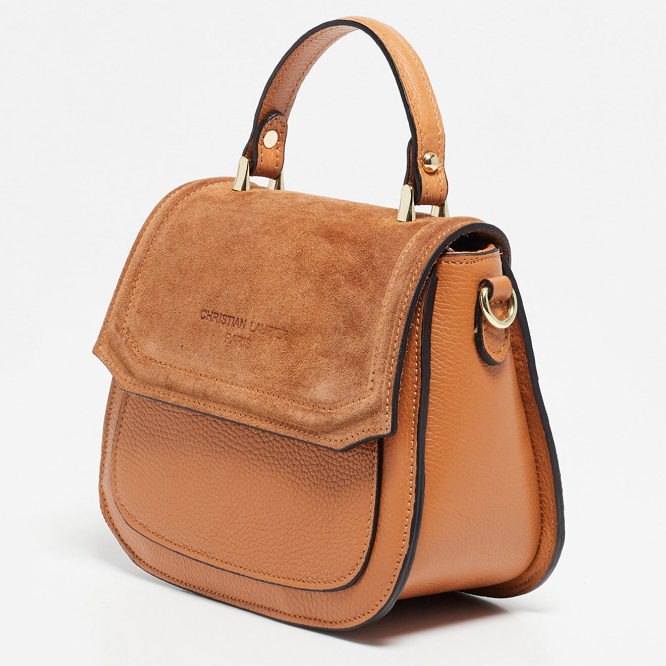 Christian Laurier Sac à main en Cuir Lali camel - 23x20x11 cm