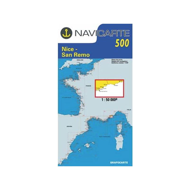 Carte De Navigation Navicarte Nice - San Remo