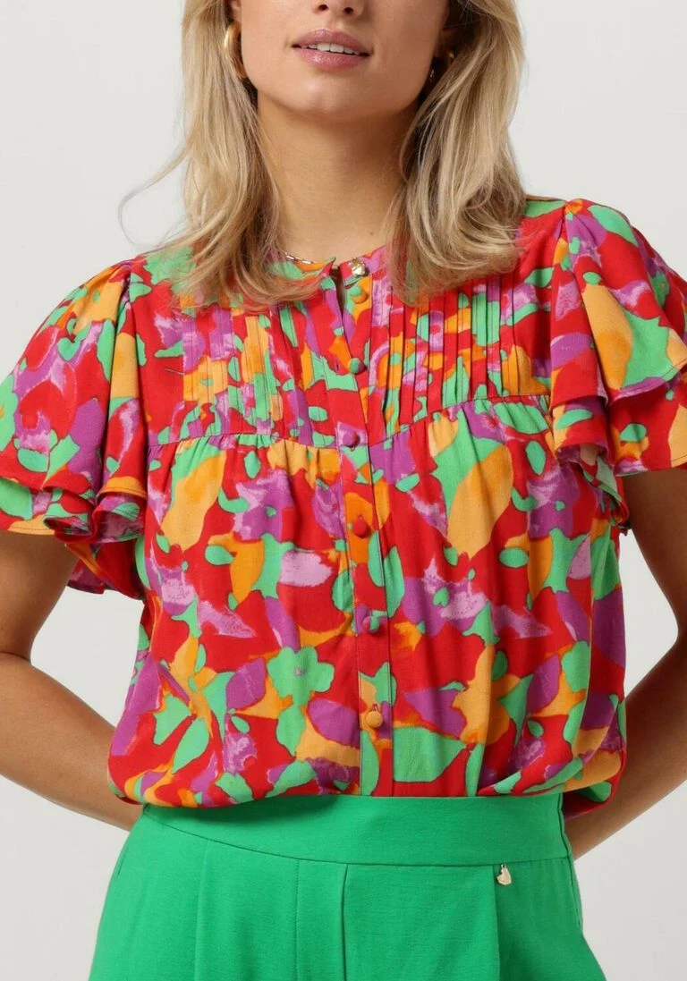 FABIENNE CHAPOT rode fabienne chapot top bobbie blouse