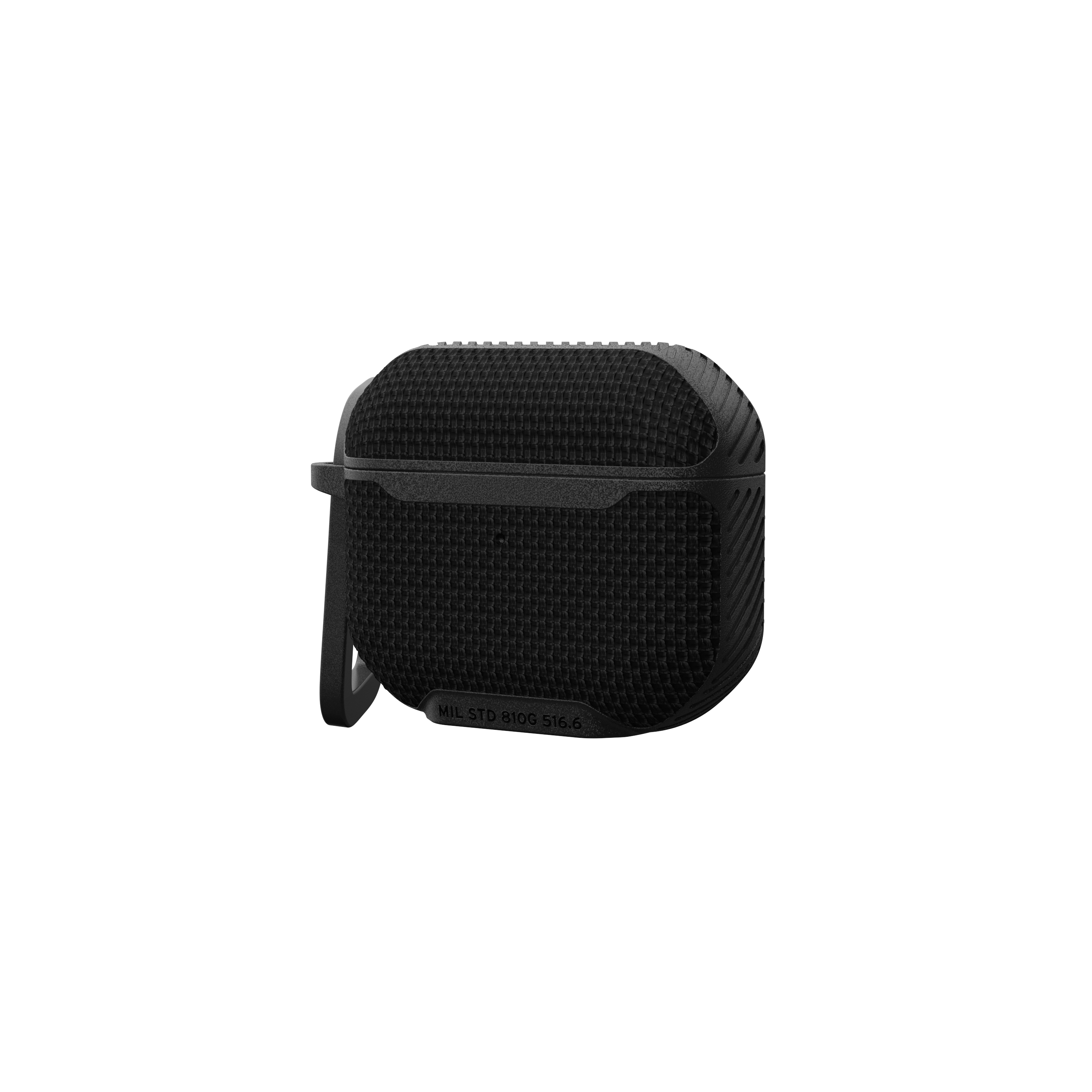 AirPods (3. Generation) Nylon Schutzhülle mit Karabinerhaken Metropolis (104126114040) - Schwarz