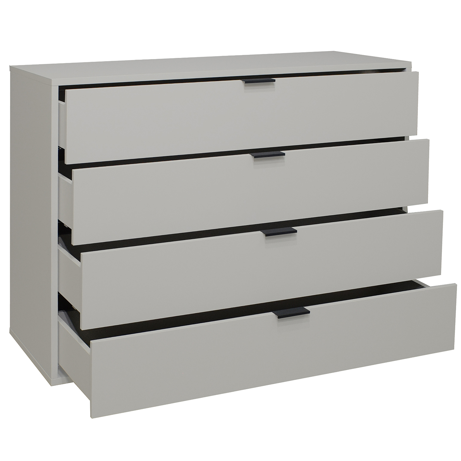 Kommode - kreidegrau matt - 119 cm