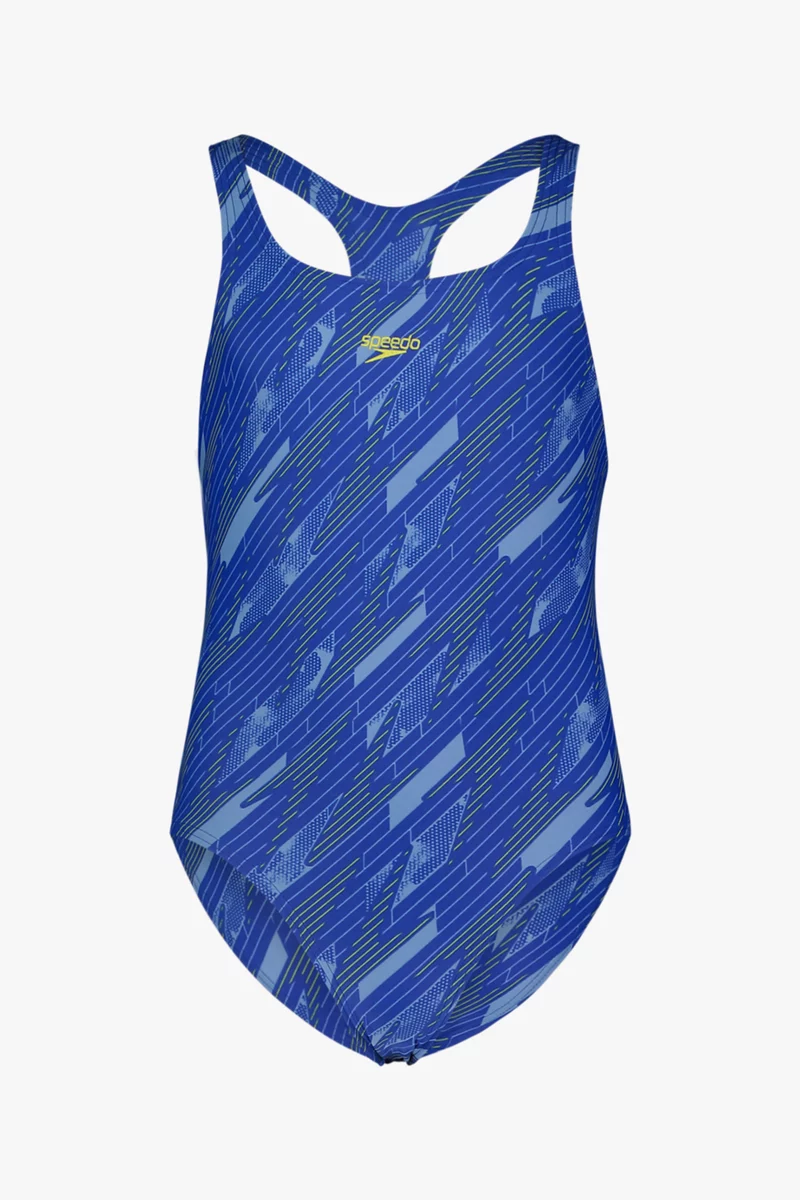 speedo HyperBoom Allover Medalist Mädchen Badeanzug