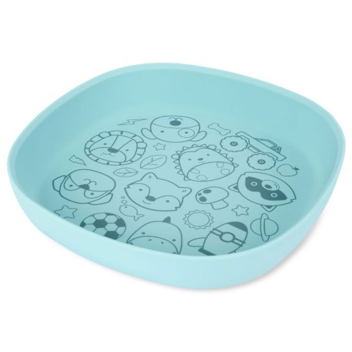 Skip HopSkip Hop   Squad Silikon Teller blau