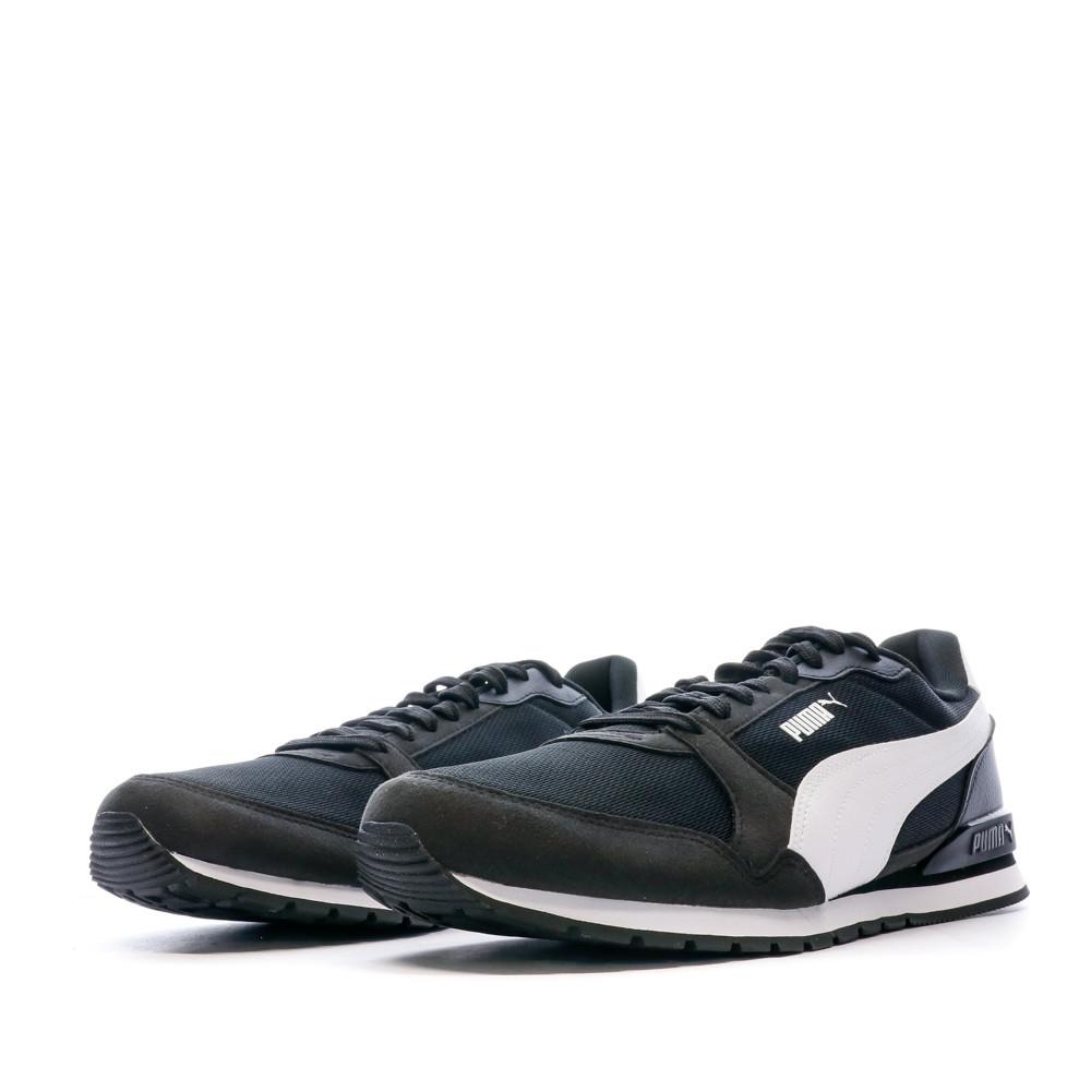 Puma Baskets Noir/Blanc Homme Puma V3 Mesh Castlerock