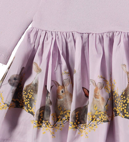 Molo Kjole - Candi - Purple Bunnies