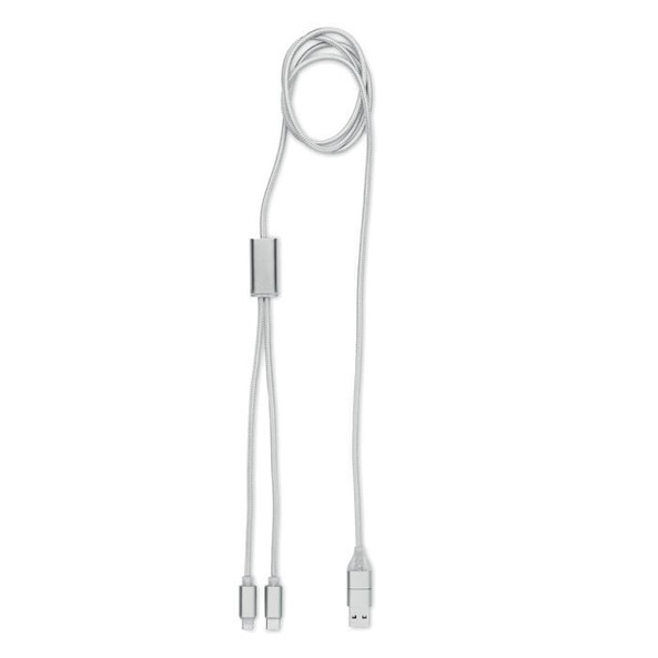 GiftRetail MO2081 - CABLONG Câble de charge 2 en 1 long