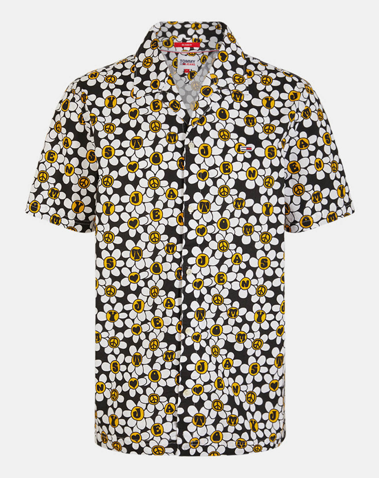 Tommy Jeans Chemise droite Daisy imprimée multicolore