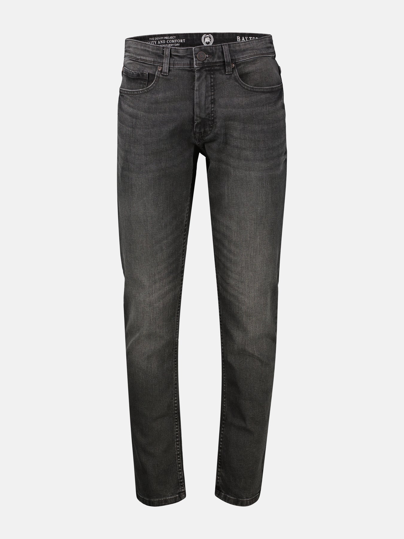 BAXTER 5-Pocket-Denim, RELAXED FIT, unifarben
