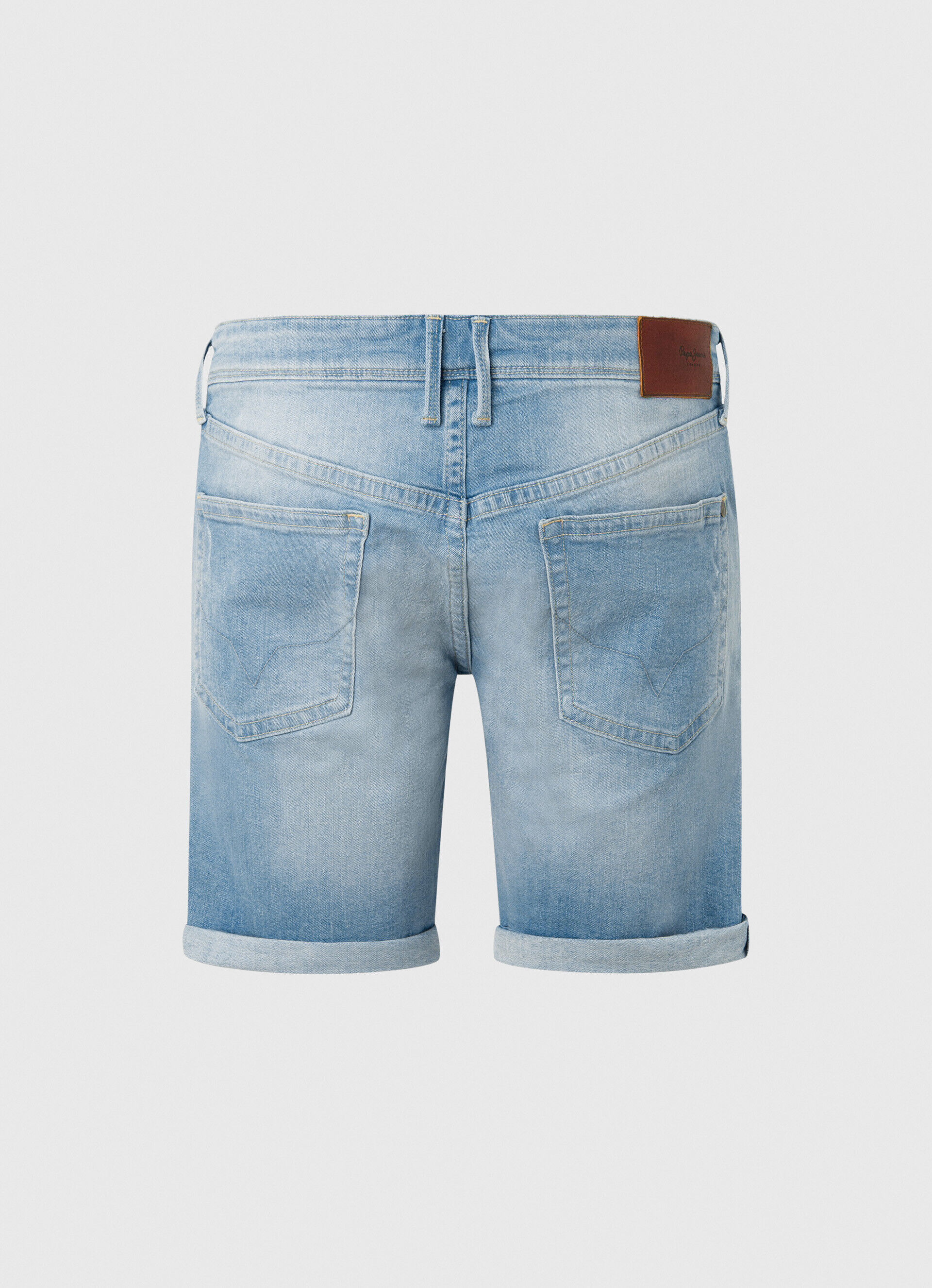 BERMUDA DENIM HATCH FIT SLIM - jeans