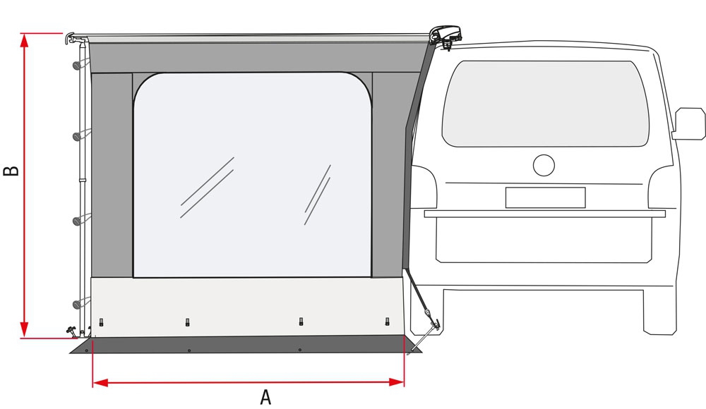 Seitenteil Side W Pro FIAMMA F40van