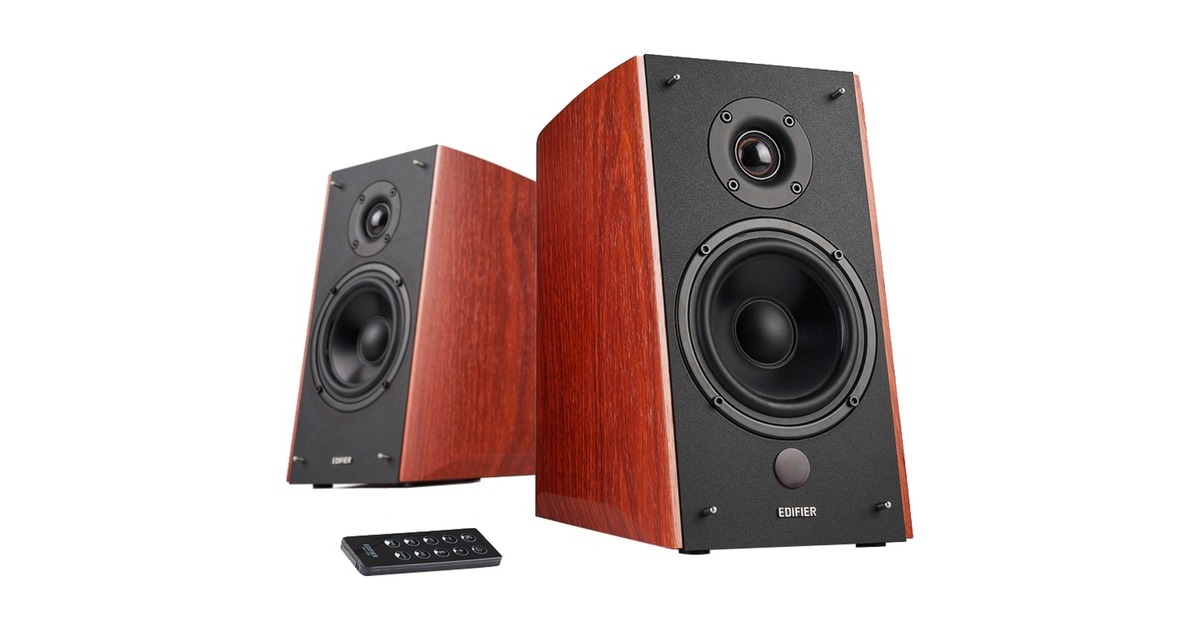 EdifierR2000DB pc-luidspreker  (Houtkleur/zwart, Bluetooth)