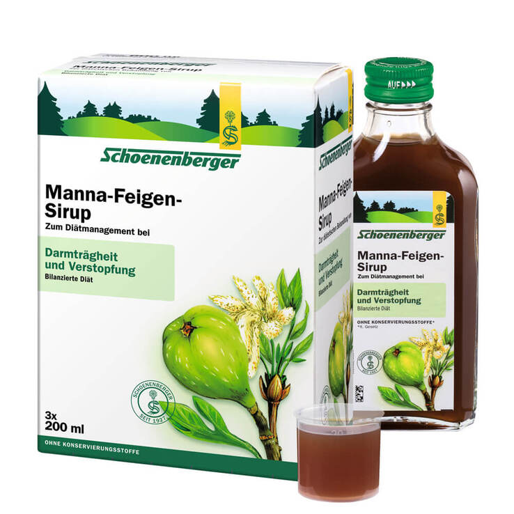Manna Feigen Sirup Schoenenberger, 3X200 ml