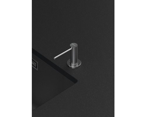 Afwasmiddeldispenser Samo gun metal 629169GUM