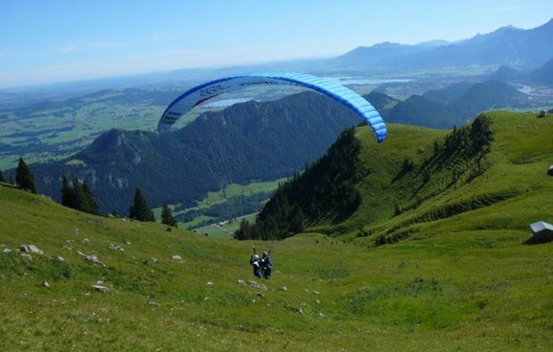 Tandemflug Marktoberdorf - Gleitschirm fliegen