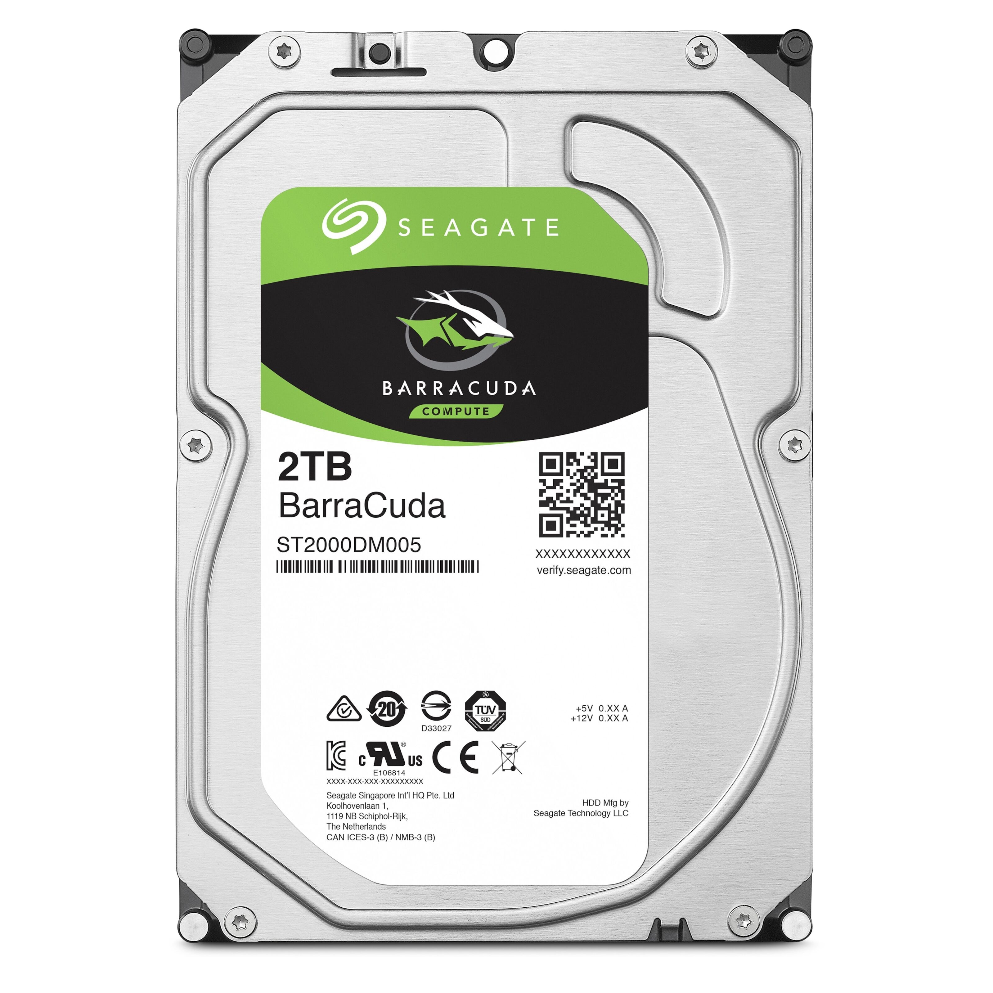 Seagate Barracuda Desktop Intern harddisk 3,5