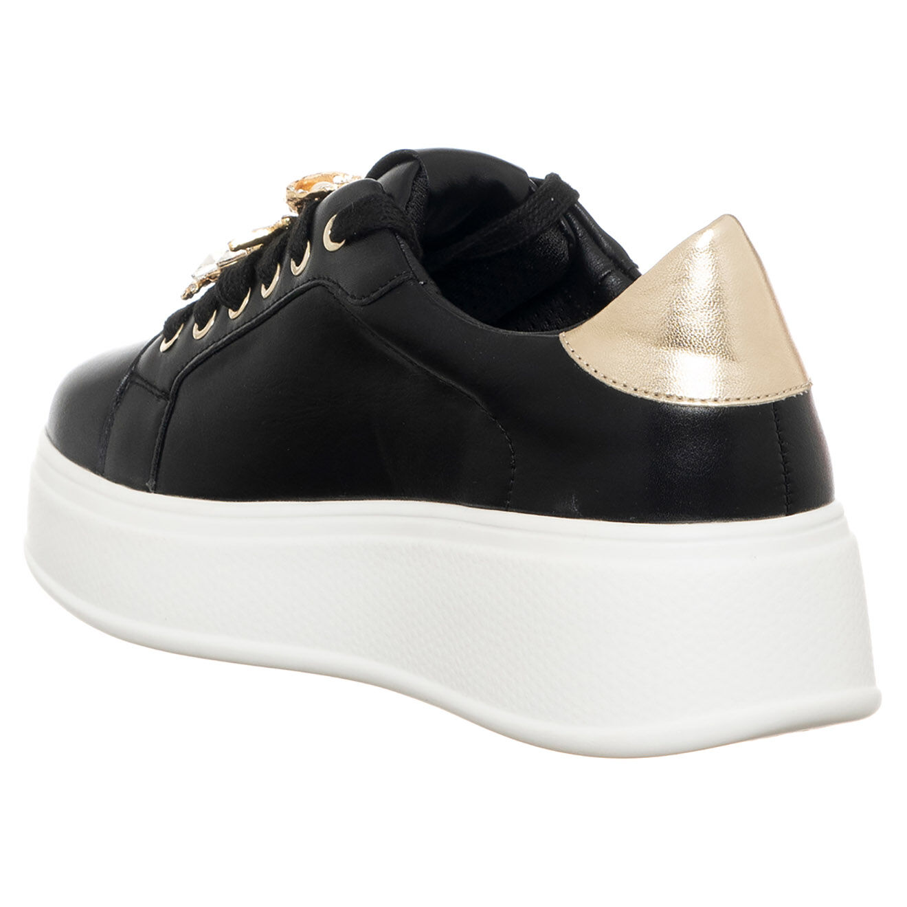 Loretta by Loretta Sneakers Agathe noir/doré