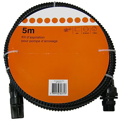 Kit d'aspiration pour pompe d'arrosage 5m