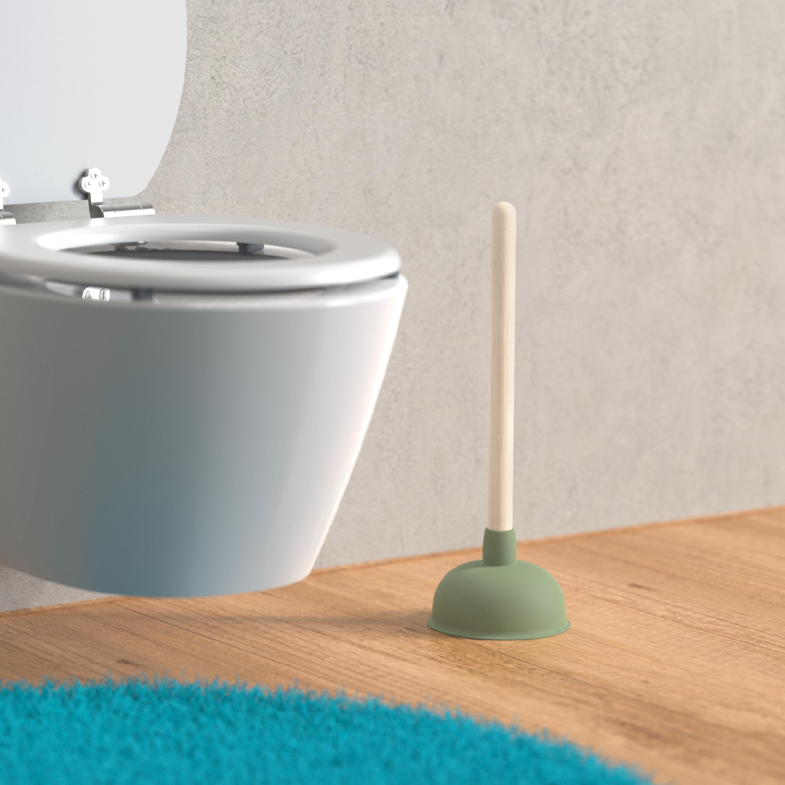 Eisl Bunter WC Pömpel Ø 140 mm farbige Saugglocke Grün