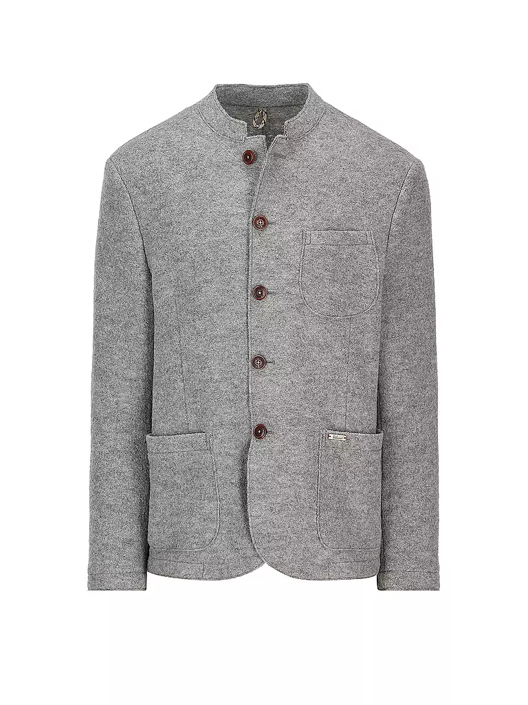 LUIS TRENKER Sakko Slim Fit LUIGIS hellgrau