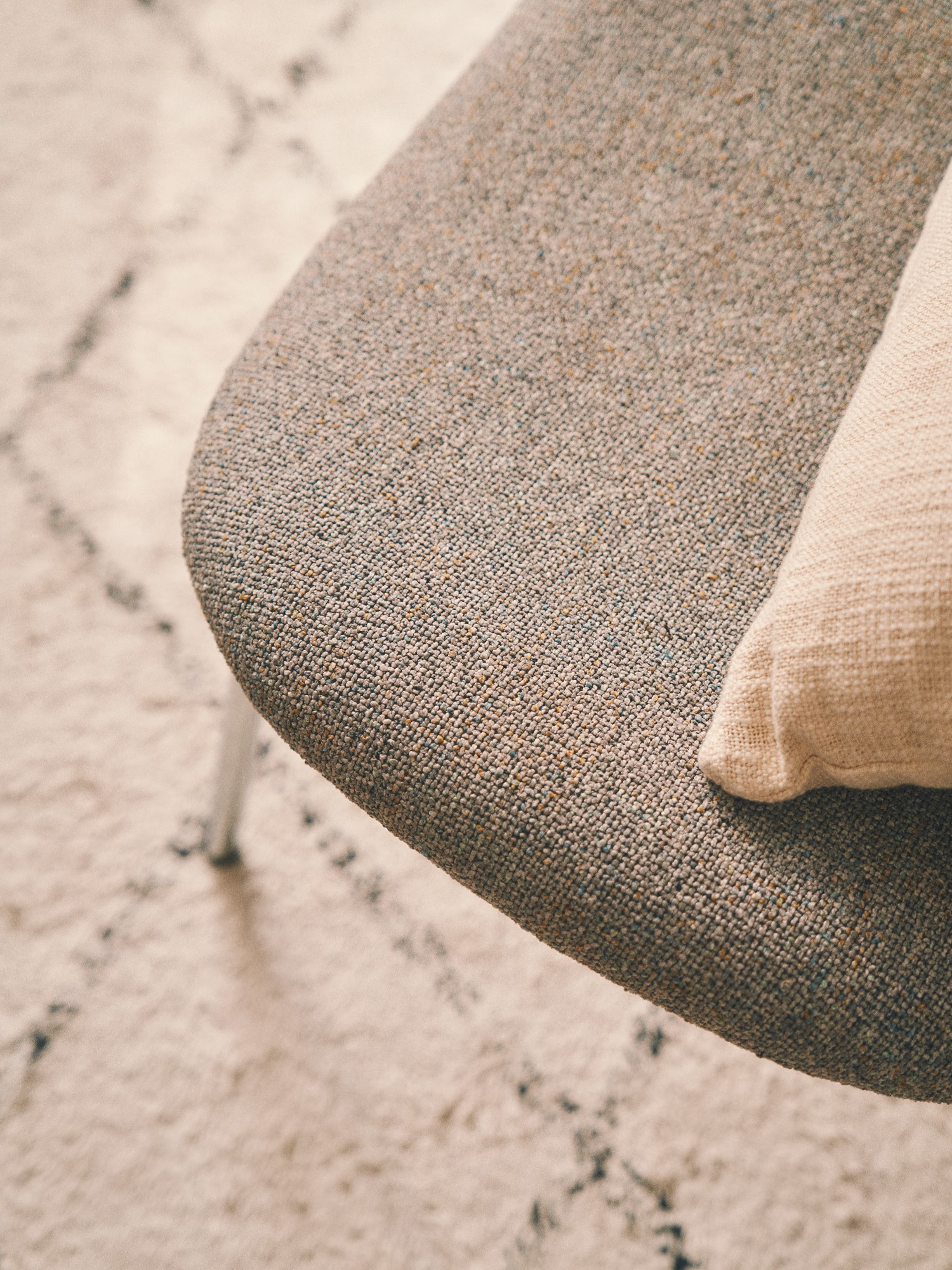 Loungestol | 75,5 x 67 x 78,5 cm. | Grey