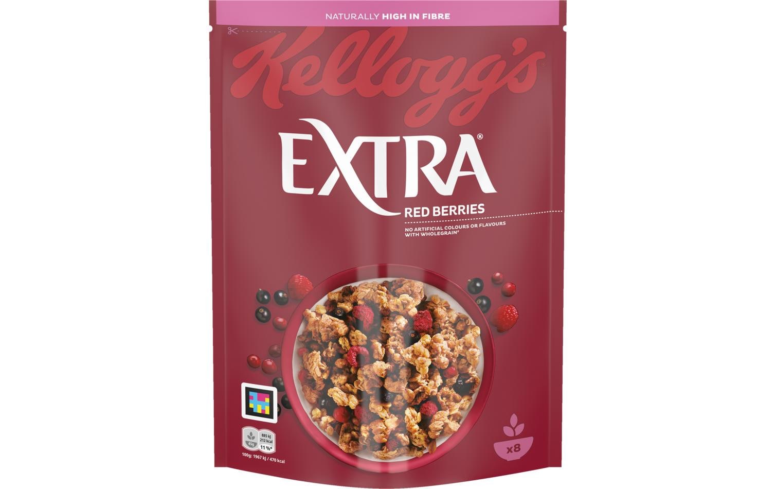 Müesli Extra Red Berries 400 gFeiner Müeslimix mit Haferflocken und Trockenfrüchten