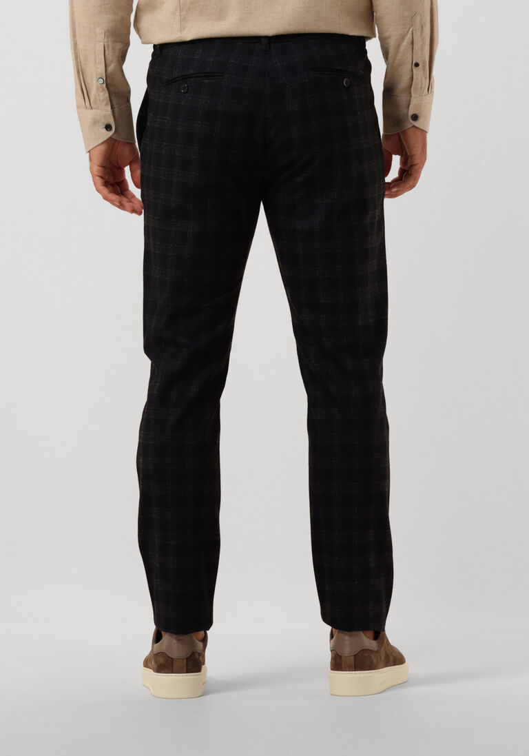 DSTREZZED donkerblauwe dstrezzed pantalon lancaster tapered
