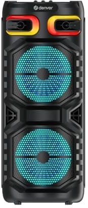 Denver - BPS355 - Bluetooth Party Speaker - Zwart - Draagbaar met LED-lichtfunctie