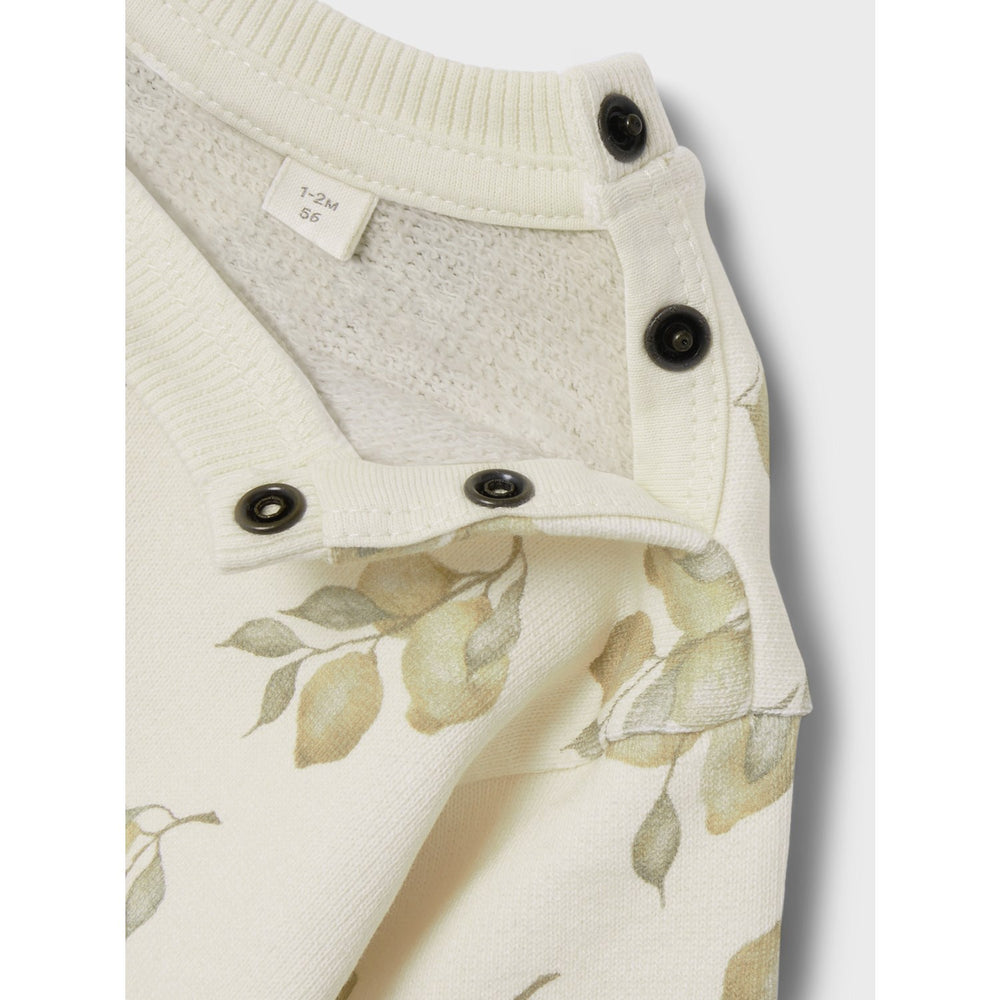 Køb Lil'Atelier Turtledove Lemons Nbnjobo Kio Ls Loose Sweat Lil