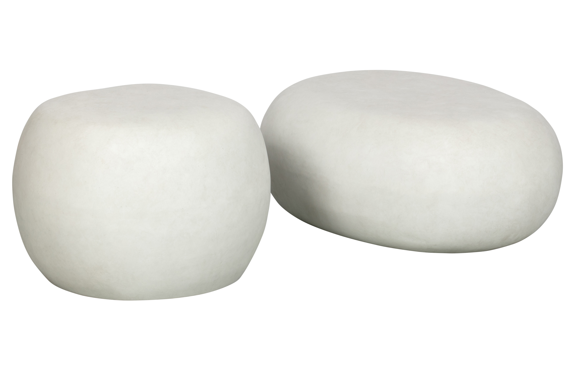 vtwonen bijzettafel Pebble betonlook wit Pebble bijzettafel betonlook wit 35xØ50