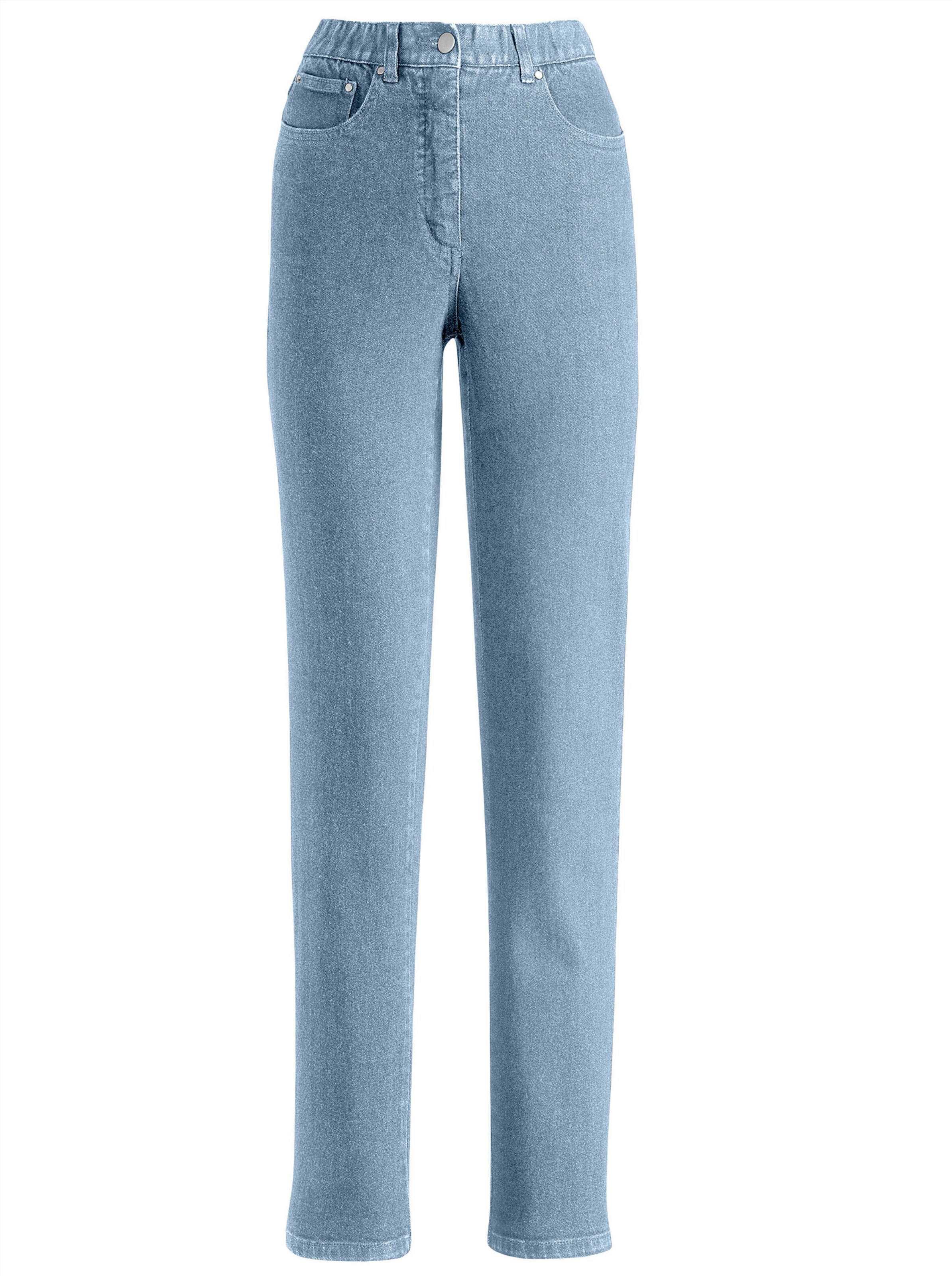 5-Pocket-Jeans in blue-bleached