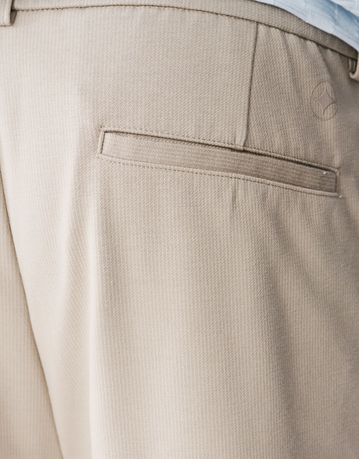 Pleated Regular Fit Broek Lichtbruin